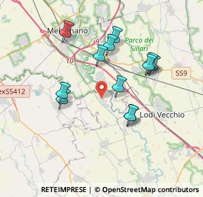 Mappa Via Michelangelo Buonarroti, 26852 Casaletto Lodigiano LO, Italia (3.3225)