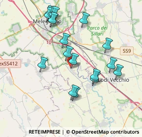 Mappa Via Michelangelo Buonarroti, 26852 Casaletto Lodigiano LO, Italia (3.92111)