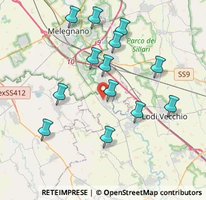 Mappa Via Michelangelo Buonarroti, 26852 Casaletto Lodigiano LO, Italia (3.75615)