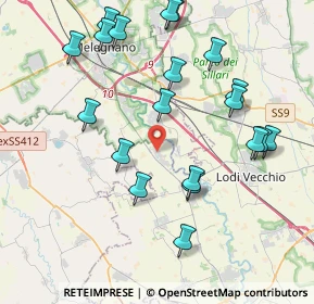 Mappa Via Michelangelo Buonarroti, 26852 Casaletto Lodigiano LO, Italia (4.379)
