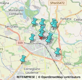 Mappa Via di Porta Regale, 26900 Lodi LO, Italia (1.25909)
