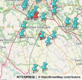 Mappa Via Circonvallazione, 27010 Siziano PV, Italia (9.519)