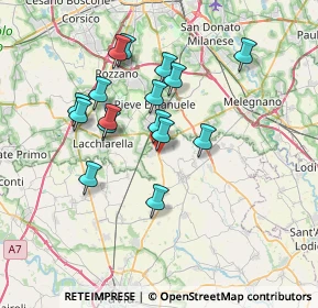 Mappa Via Circonvallazione, 27010 Siziano PV, Italia (6.36688)