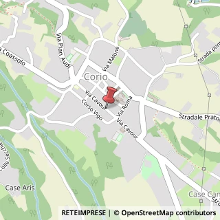 Mappa Via Claudio Chiesa,  8, 10070 Corio, Torino (Piemonte)