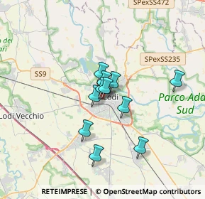 Mappa Via S. Bassiano e Alberto, 26900 Lodi LO, Italia (2.27636)