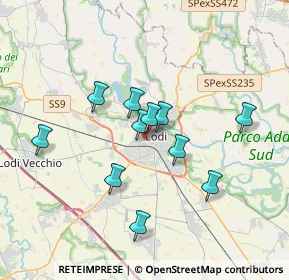 Mappa Via San Bassiano, 26900 Lodi LO, Italia (2.98818)
