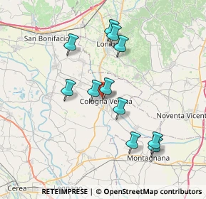 Mappa Viale Finlandia, 37044 Cologna Veneta VR, Italia (6.82273)