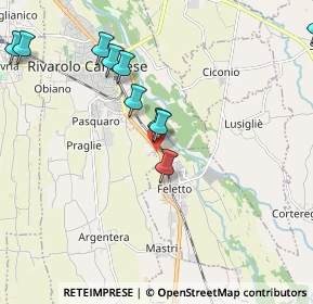 Mappa Via Michelangelo Buonarroti, 10086 Rivarolo Canavese TO, Italia (2.42182)