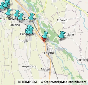 Mappa Via Michelangelo Buonarroti, 10086 Rivarolo Canavese TO, Italia (2.86944)