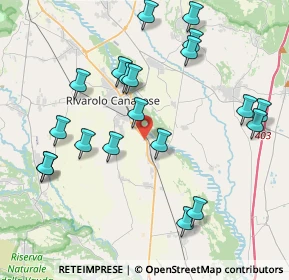 Mappa Via Michelangelo Buonarroti, 10086 Rivarolo Canavese TO, Italia (4.346)
