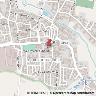 Mappa Via Alessandro Manzoni, 29, 25027 Quinzano d'Oglio, Brescia (Lombardia)