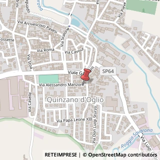 Mappa Via Alessandro Manzoni,  29, 25027 Quinzano d'Oglio, Brescia (Lombardia)