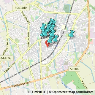 Mappa Via Giovanni Vidari, 27029 Vigevano PV, Italia (0.614)