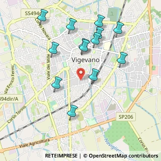 Mappa Via Giovanni Vidari, 27029 Vigevano PV, Italia (1.04615)