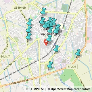 Mappa Via Giovanni Vidari, 27029 Vigevano PV, Italia (0.861)