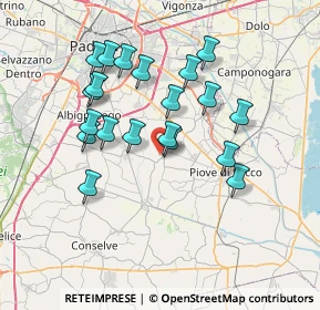 Mappa 35020 Polverara PD, Italia (6.575)