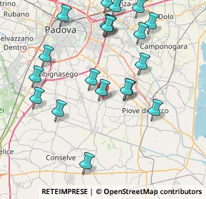Mappa 35020 Polverara PD, Italia (8.824)