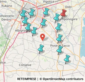 Mappa 35020 Polverara PD, Italia (7.72714)