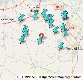 Mappa 35020 Polverara PD, Italia (3.92316)