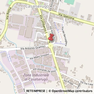 Mappa Via Umberto I, 124, 35020 Casalserugo, Padova (Veneto)