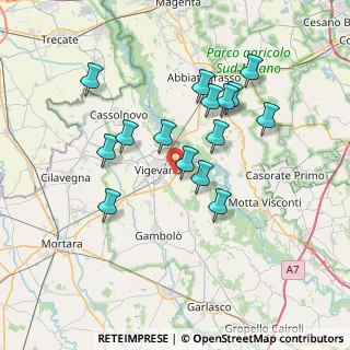 Mappa Viale Industria, 27029 Vigevano PV, Italia (6.53267)