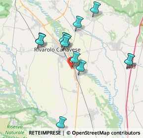 Mappa Via Modesto Panetti, 10086 Rivarolo Canavese TO, Italia (4.45071)