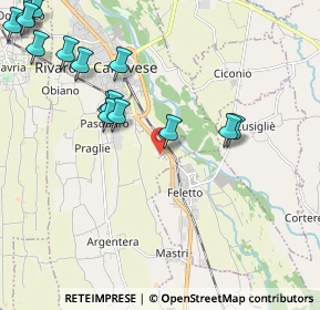 Mappa Via Modesto Panetti, 10086 Rivarolo Canavese TO, Italia (2.81111)
