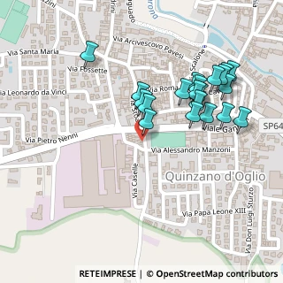 Mappa Via Morti Lazzaretto, 25027 Quinzano d'Oglio BS, Italia (0.2405)