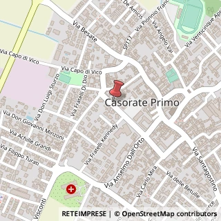 Mappa Corso Europa Unita, 14, 27022 Casorate Primo, Pavia (Lombardia)