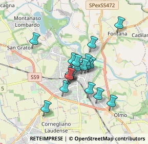 Mappa Via Luigi Cingia, 26900 Lodi LO, Italia (1.161)