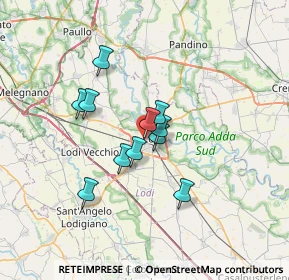 Mappa Via Della Cà Alta, 26900 Lodi LO, Italia (4.89545)