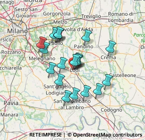 Mappa Piazza Venticinque Aprile, 26900 Lodi LO, Italia (11.022)