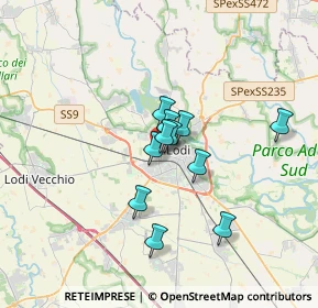 Mappa Piazza Venticinque Aprile, 26900 Lodi LO, Italia (2.32273)
