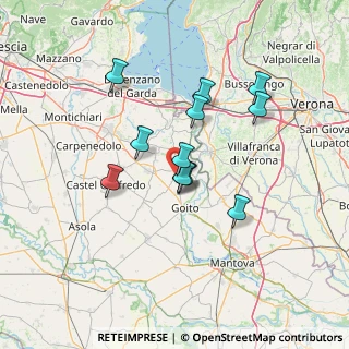Mappa Via Avis, 46049 Volta Mantovana MN, Italia (11.0875)