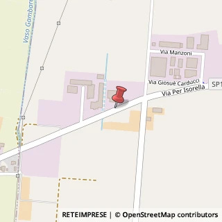 Mappa Via per Isorella, 6, 25010 Visano, Brescia (Lombardia)