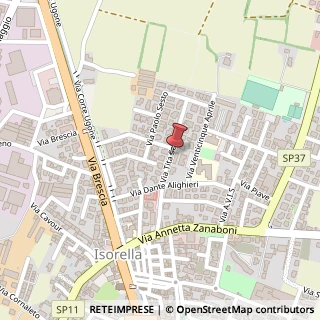Mappa Via Tita Secchi, 28, 25010 Isorella, Brescia (Lombardia)