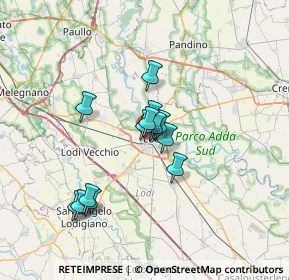 Mappa Via Pompeo Strabone, 26900 Lodi LO, Italia (5.19846)