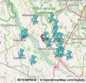 Mappa Via Don Giovanni Minzoni, 20080 Besate MI, Italia (6.57125)
