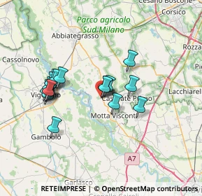 Mappa Via Don Giovanni Minzoni, 20080 Besate MI, Italia (6.22111)