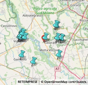 Mappa Via Don Giovanni Minzoni, 20080 Besate MI, Italia (7.219)