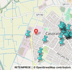 Mappa Via Don Minzoni, 27022 Casorate Primo PV, Italia (0.6985)