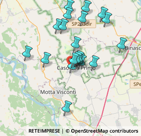 Mappa Via Don Minzoni, 27022 Casorate Primo PV, Italia (3.401)