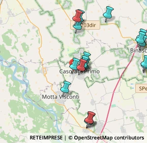Mappa Via Don Minzoni, 27022 Casorate Primo PV, Italia (4.491)