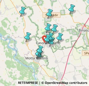 Mappa Via Don Minzoni, 27022 Casorate Primo PV, Italia (2.87077)