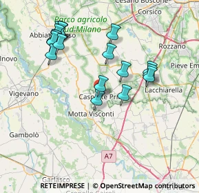 Mappa Via Don Minzoni, 27022 Casorate Primo PV, Italia (7.9795)