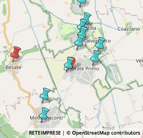 Mappa Via Don Minzoni, 27022 Casorate Primo PV, Italia (2.03545)