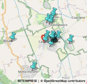 Mappa Via Don Minzoni, 27022 Casorate Primo PV, Italia (1.222)