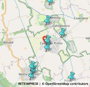 Mappa Via Don Minzoni, 27022 Casorate Primo PV, Italia (2.64818)