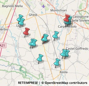 Mappa Via IV Novembre, 25010 Isorella BS, Italia (7.26625)