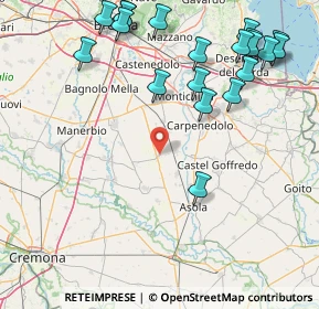 Mappa Via IV Novembre, 25010 Isorella BS, Italia (20.87)